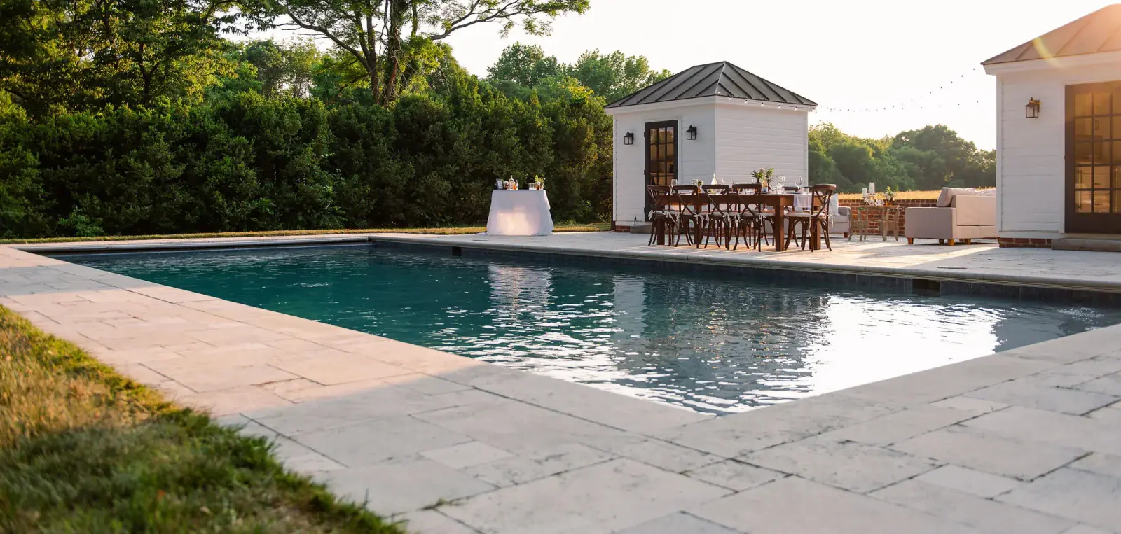 Elegant Poolside Party in Goochland
