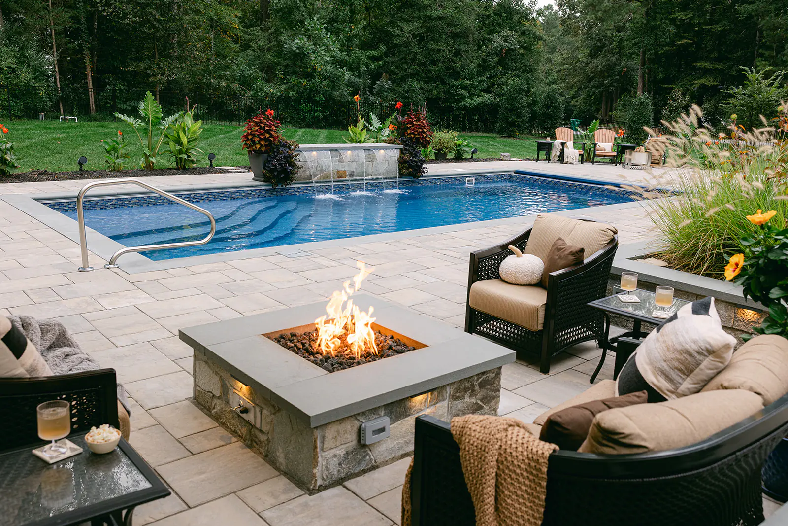 Game Day Poolscape in Glen Allen