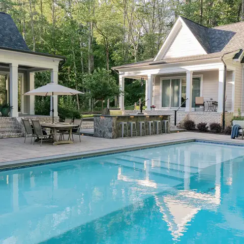 Tucked In: A Tuckahoe Pool Retreat