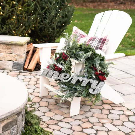 Wreath on a Chair