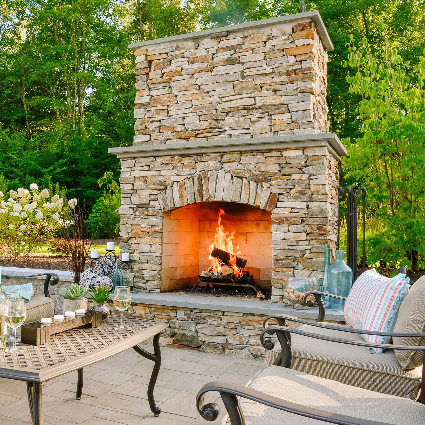 Outdoor Fireplace